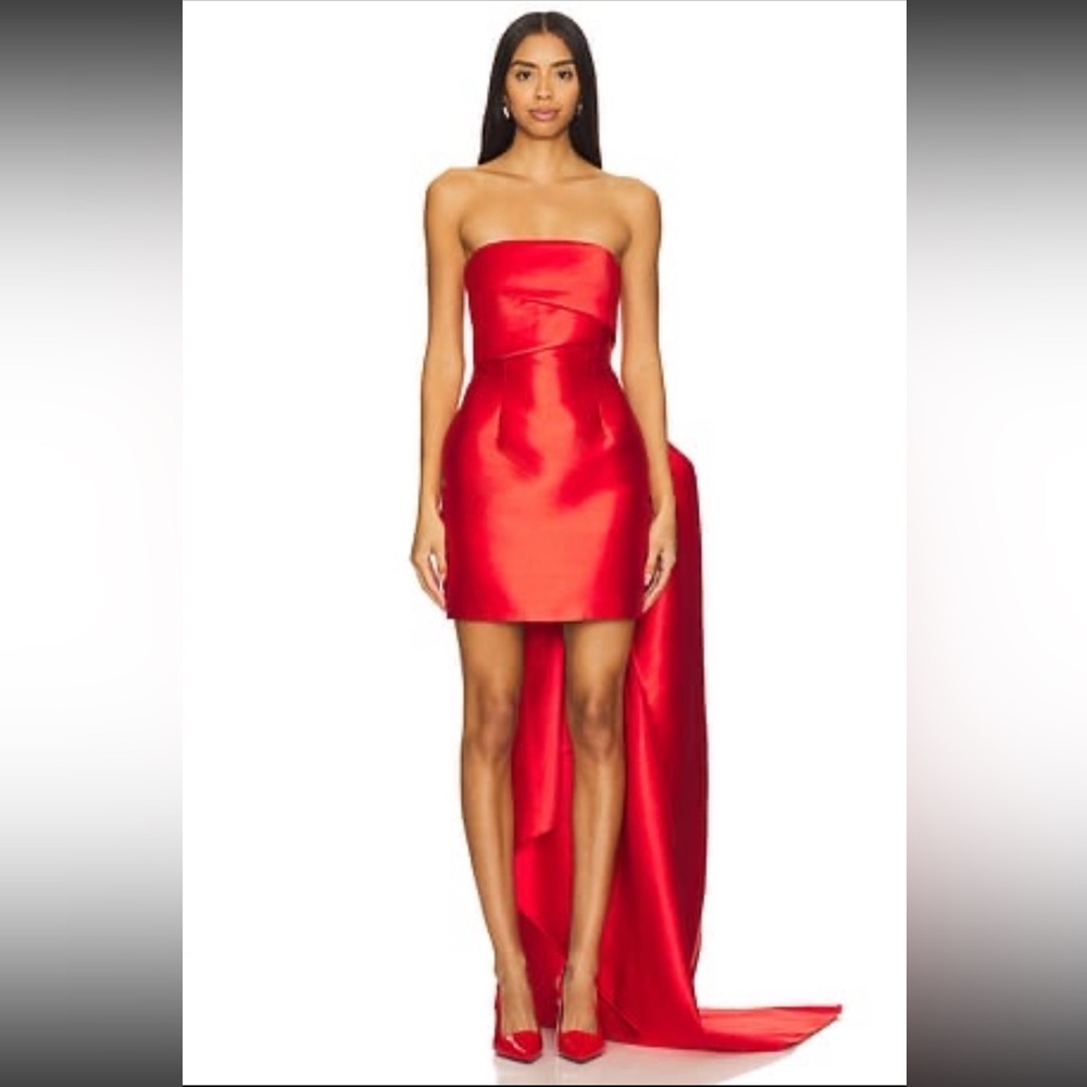Solace London Meyer Dress - Red